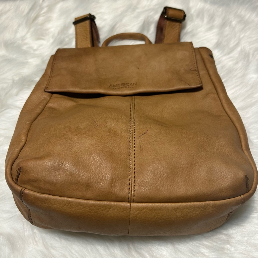 American Leather Co Tan Men's Backpack